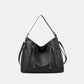 Textured PU Leather Tote Bag
