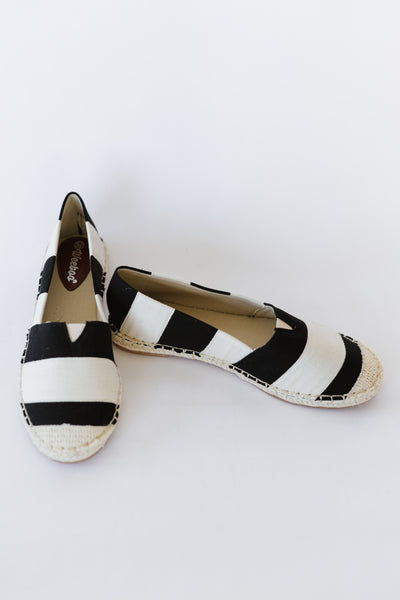 WeeBoo Candid Moments Striped Slip-On Espadrilles