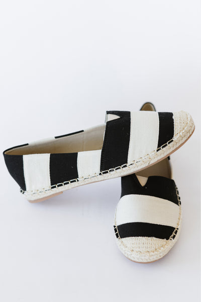 WeeBoo Candid Moments Striped Slip-On Espadrilles